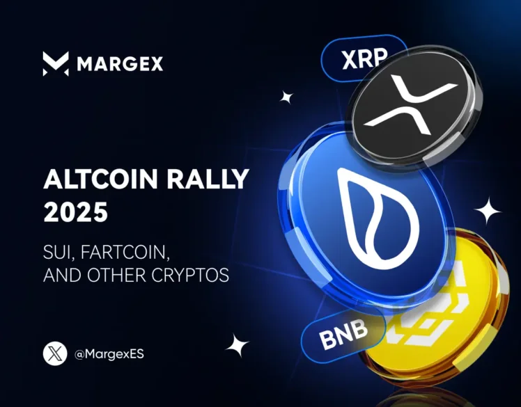 Repunte de las altcoin: Se espera que SUI, Fartcoin y otras criptomonedas se disparen