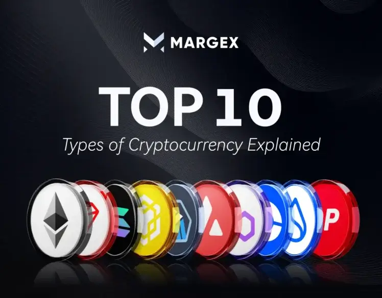 Top 10 Types of Cryptocurrency Explained (with Popular Examples)